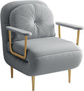 Sofa rozkładana, 190 x 68 x 30 cm, 3 W, Szary, składana konstrukcja, 3 w 1