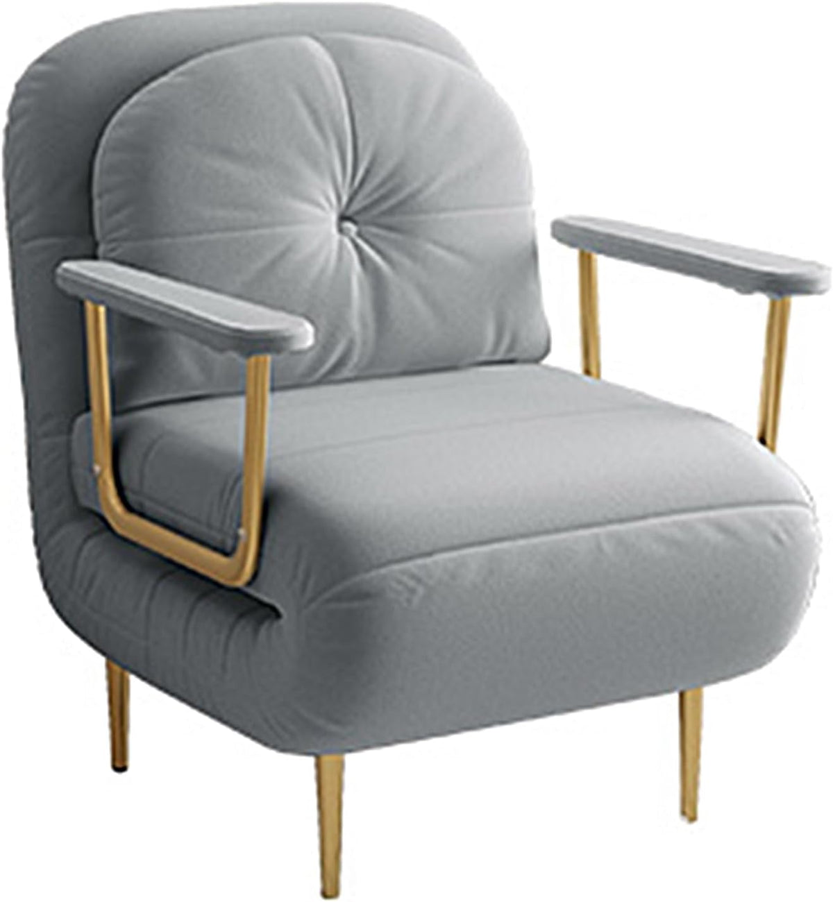 Sofa rozkładana, 190 x 68 x 30 cm, 3 W, Szary, składana konstrukcja, 3 w 1