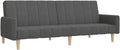 Sofa rozkładana, pokgdf, 220 x 84,5 x 69 cm, 2 W, Szary, 2-osobowa, regulowane oparcie, składana konstrukcja, 2 w 1