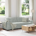 Sofa, YunCangg, 220 x 78 x 80 cm, Szary, aksamit, 3-osobowa