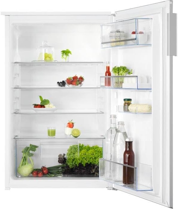 AEG, Minilodówka, OSK5O88EE, 142 l, 88 cm, 25 kg, Biały, oświetlenie LED