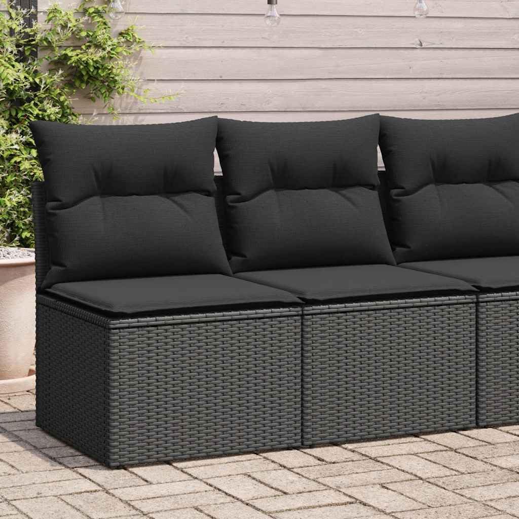 Ordellia, Sofy, 55 x 62 x 69 cm, 110 kg, Czarny, stal malowana proszkowo, miejsce do przechowywania, modułowa konstrukcja, ochrona UV