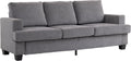 Sofa, HOMCOM, 213 x 82 x 90 cm, Szary, 3-osobowa