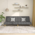 Sofa, Tonture, 200 x 84,5 x 69 cm, 2 W, Szary, 2-osobowa, funkcja spania, 2 w 1