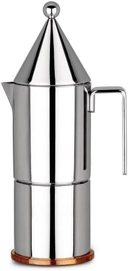 Alessi, Ekspres do kawy, 7,5 cm, Srebrny, stal nierdzewna