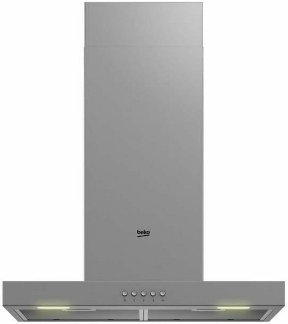 Okap kuchenny, BHCB61622BXH, Beko, 60 cm, 68 dB, Srebrny, stal nierdzewna