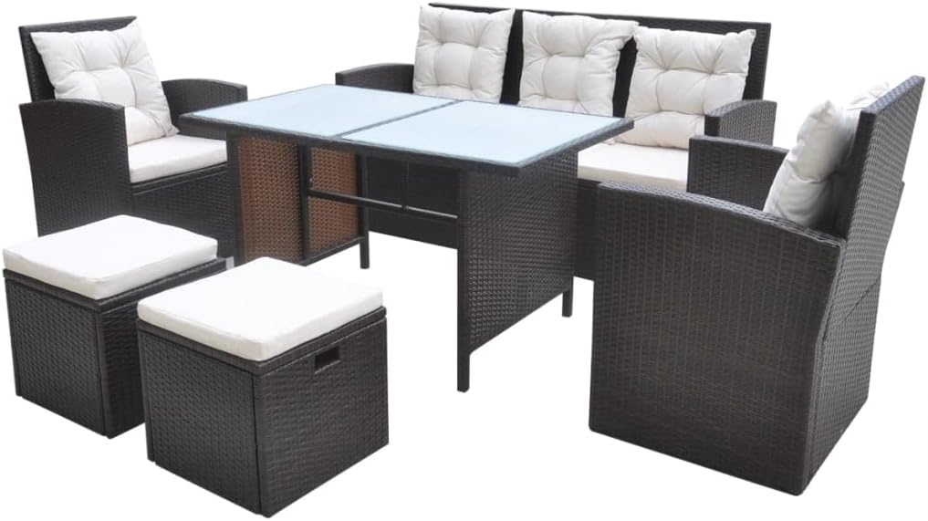 Sofy, vidaXL, 160 x 62 x 87 cm, Brązowy, polirattan, 3-osobowa, odporność na warunki atmosferyczne