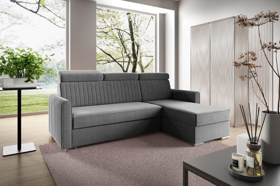 Sofa, LIKMA, 190x125 cm, Antracytowy, funkcja spania