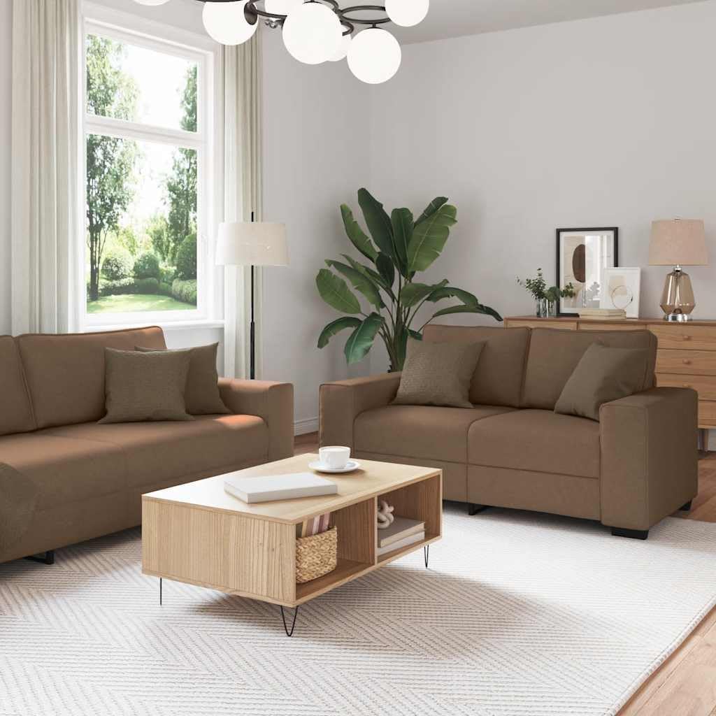 Keeushr, Sofa, 160 x 77 x 82 cm, Brązowy, lite drewno, 2-osobowa, funkcja spania