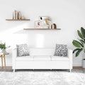 Sofa, Keeushr, 170 x 62,5 x 63 cm, Biały, 3-osobowa