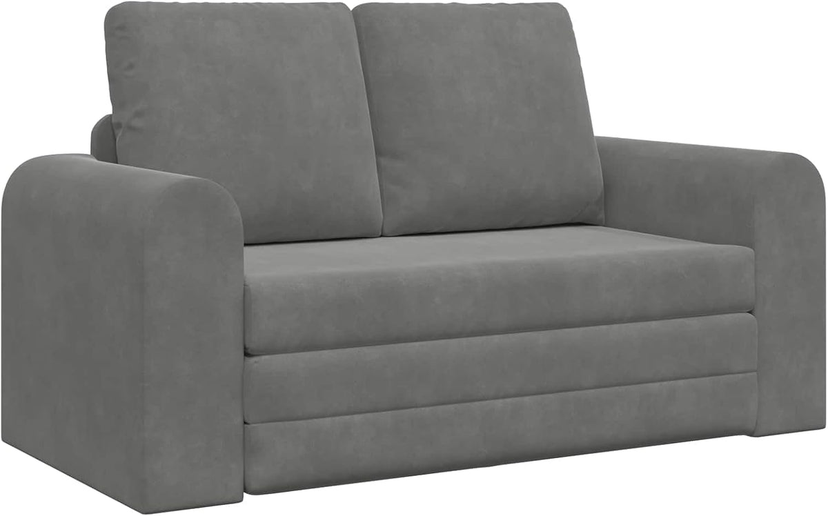 Sofa, vidaXL, 148 x 71 x 83 cm, Szary, aksamit
