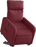 Fotel, vidaXL, 66 x 89,5 x 95,5 cm, 24 V, Czerwony, metal