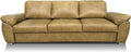 Sofa, Quattro Meble, 230 cm, Brązowy/Pomarańczowy, 3-osobowa, funkcja spania
