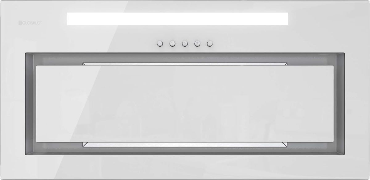 GLOBALO, Okap kuchenny, 60 cm, 48 dB, 5 W, Biały, oświetlenie LED