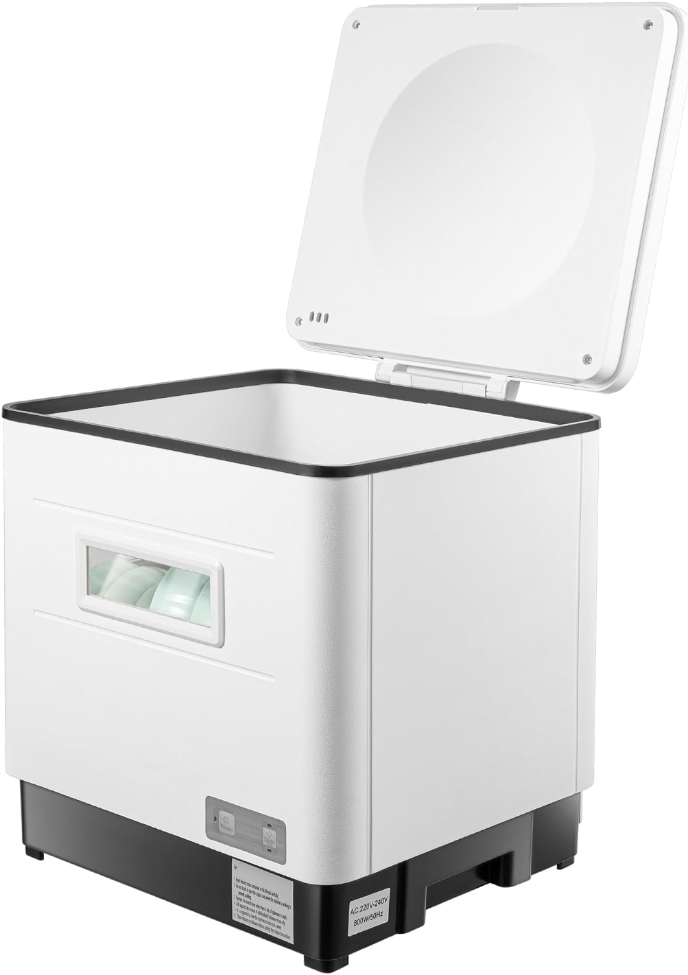 buedmsk, Zmywarka, 800 W, 55 dB, 240 V, Srebrny, stal nierdzewna