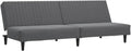 Sofa, pokgdf, 2 W, Szary, 2-osobowa, funkcja spania, składana konstrukcja, 2 w 1