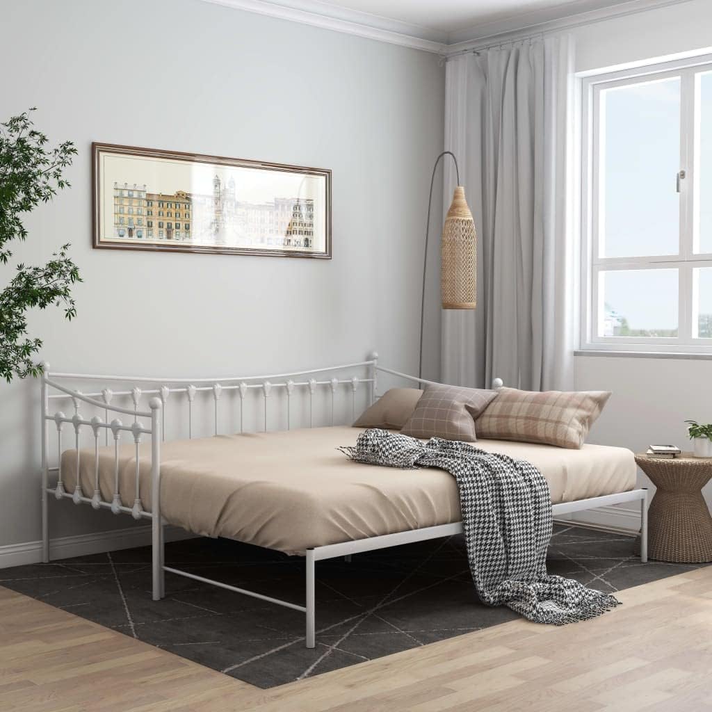Sofa, sephironlbb, 90 x 200 cm, 2 W, Biały, metal, 2 w 1