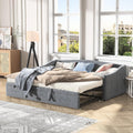 BSMGSGN, Sofa, 180 x 200 cm, Szary, MDF, 2-osobowa, pilot zdalnego sterowania
