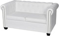 Sofa, Festnight, Biały, 2-osobowa