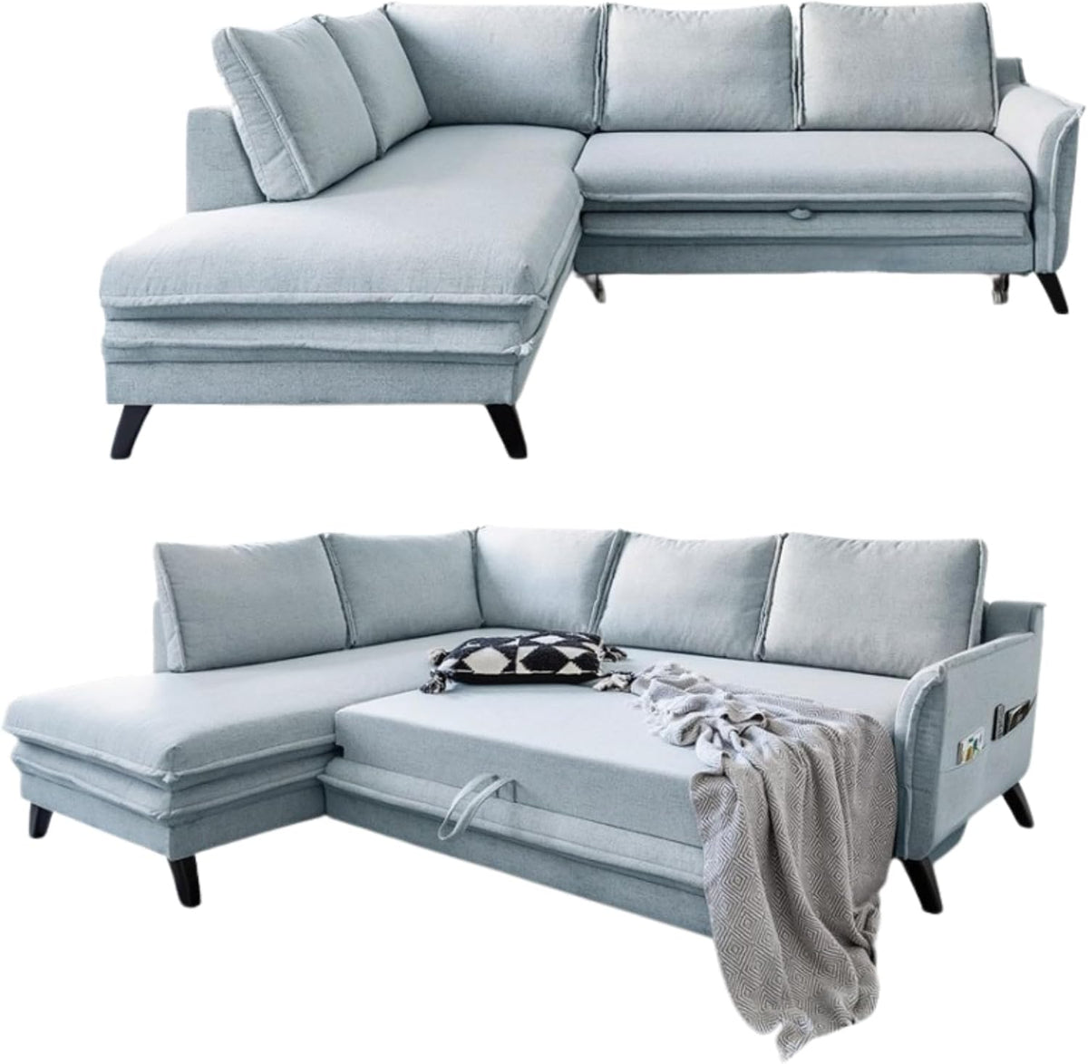 Sofa, MIUFORM, 67 cm, Szary, pilot zdalnego sterowania