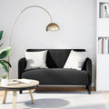 Sofa, Eleganz, 109 cm, Czarny, aksamit