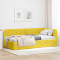 Sofa, RMIHSJG, 90 x 200 cm, Żółty, aksamit, funkcja spania