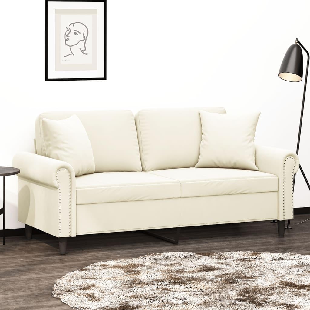 Sofa, P3200953, Gecheer, 140 cm, Beżowy, aksamit, 2-osobowa