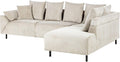 Sofa, Beliani, 208x52 cm, Beżowy, sztruks
