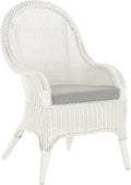 Fotel, Korb-Outlet, 62 cm, Biały, polirattan