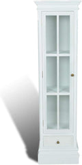 pokgdf, Regały, 38 x 25,5 x 138 cm, 35 kg, Biały, MDF, miejsce do przechowywania