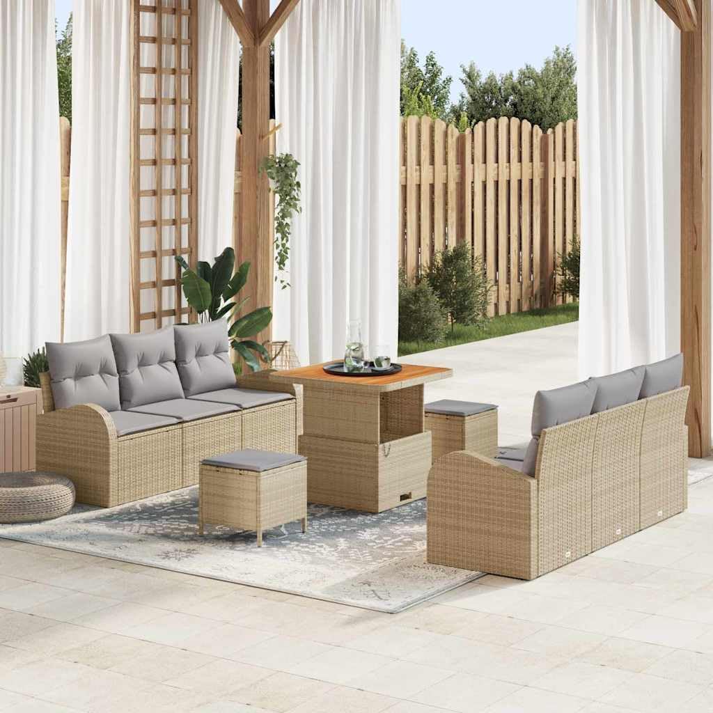 zylophax, Sofy, 80 x 80 x 71 cm, 43,6 kg, Beżowy/Szary, stal malowana proszkowo, miejsce do przechowywania, modułowa konstrukcja, ochrona UV