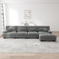Sofa narożna, Dolamaní, Szary, 4-osobowa