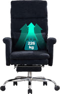 Krzesło biurowe, UEV, 226 kg, Czarny/Niebieski, regulowane podłokietniki, regulowane oparcie, składana konstrukcja