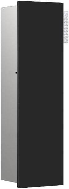 Emco, Uchwyty i szczotki do toalet, 600 x 170 mm, Czarny