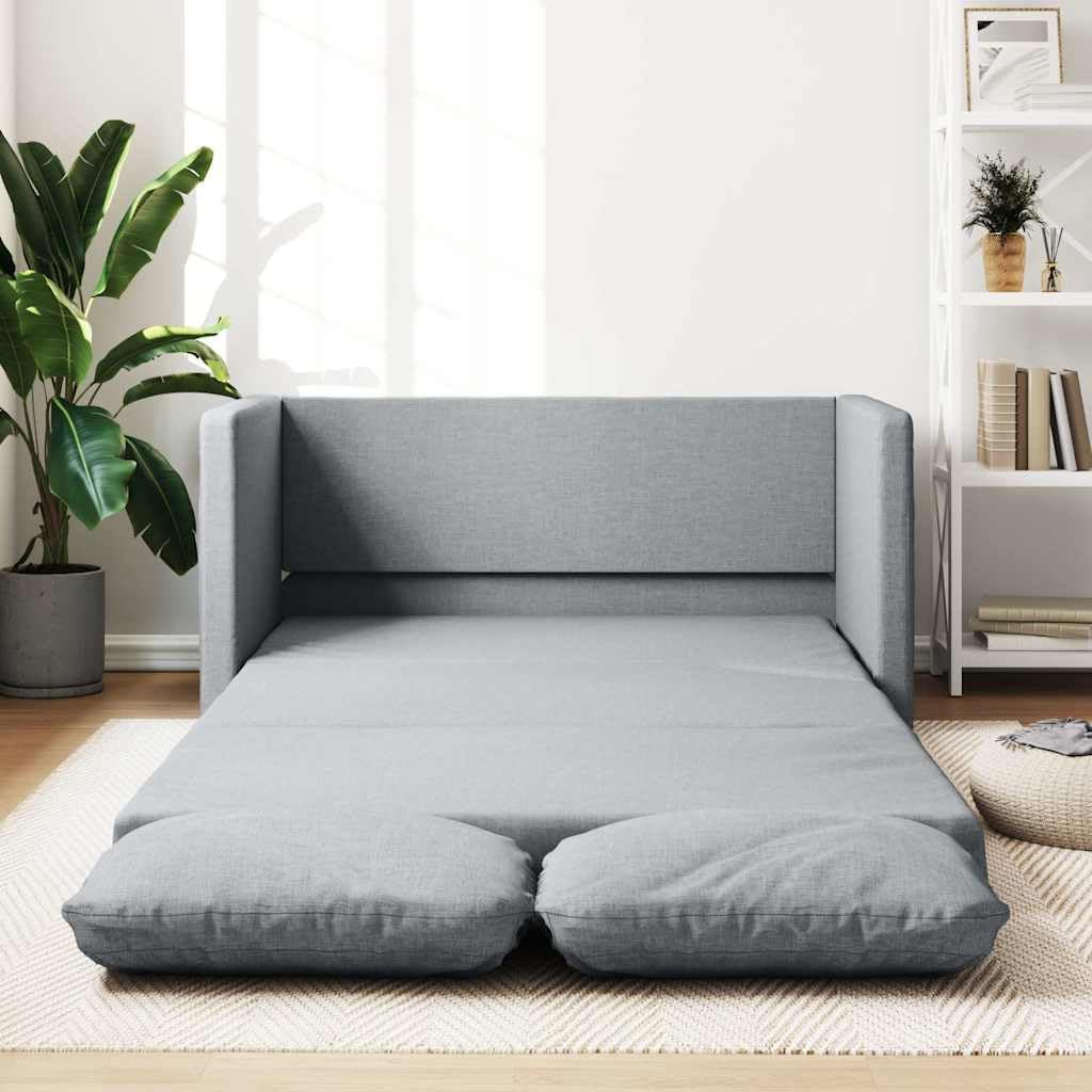 Runheo, Sofa, 112 x 174 x 55 cm, 2 W, Szary, metal, 2-osobowa, funkcja spania, składana konstrukcja, 2 w 1