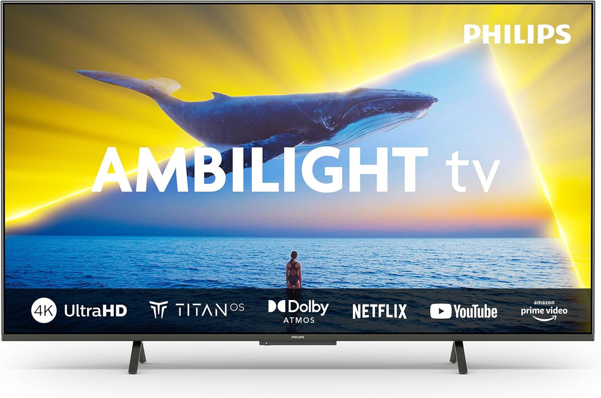 Telewizor Smart TV, 43PUS8109, Philips, Czarny, oświetlenie LED