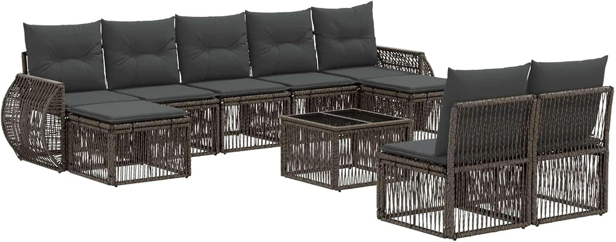 Sofa, vidaXL, 55 cm, Szary, stal malowana proszkowo, modułowa konstrukcja, odporność na warunki atmosferyczne