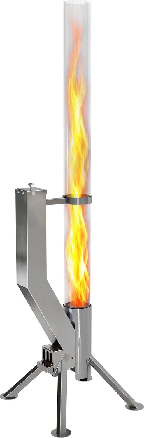 GARDENFLARE, Paleniska i misy, 1,5 m, 2 kg, Srebrny, odporność na warunki atmosferyczne