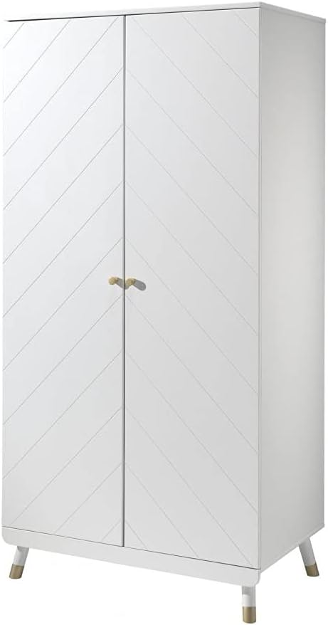 Szafa do sypialni, Vipack, 100 x 200 cm, Biały