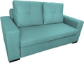 Sofa, MUEBLIX.COM, 184 cm, Niebieski, metal, 2-osobowa