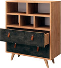 WELL HOME MOBILIARIO & DECORACIÓN, Płyty wiórowe, Czarny/Brązowy, płyta wiórowa
