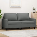 Sofa, SECOLI, 140 cm, Szary, metal, 2-osobowa