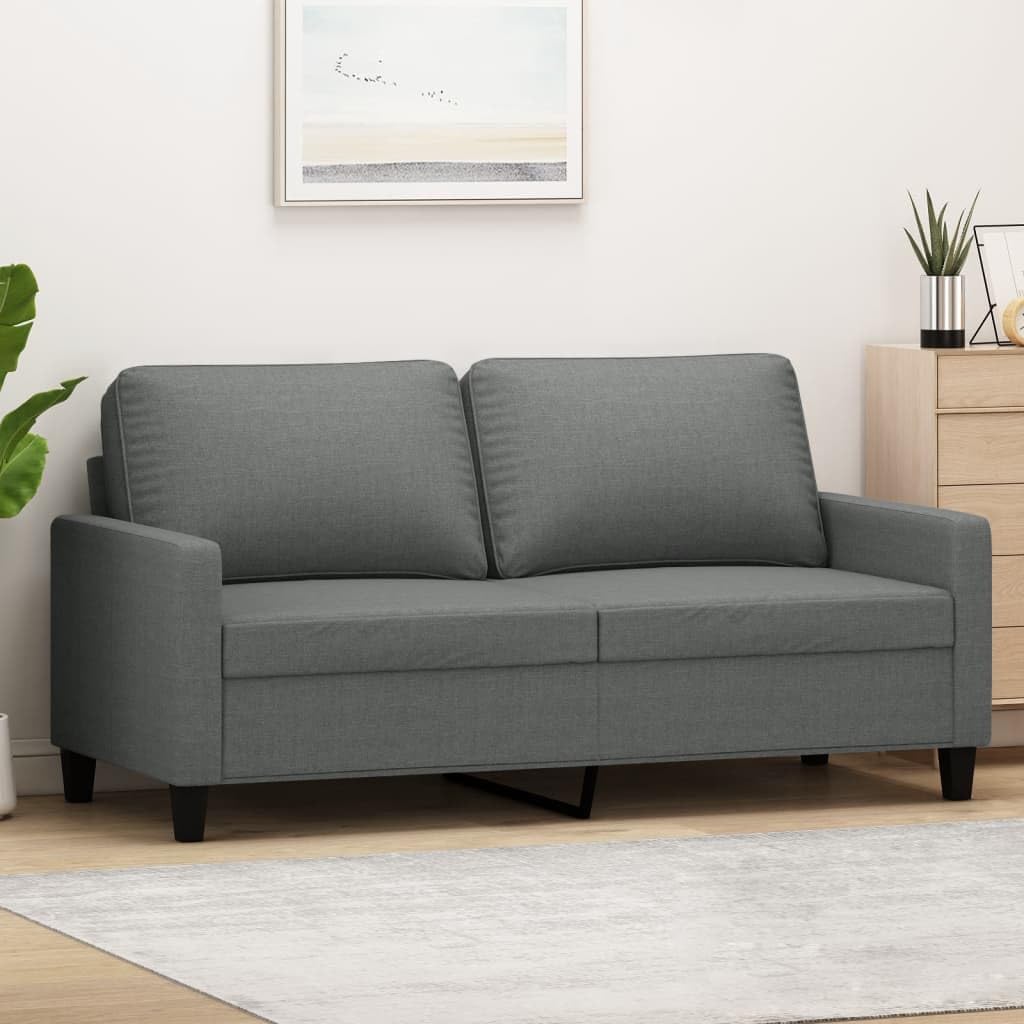 Sofa, SECOLI, 140 cm, Szary, metal, 2-osobowa