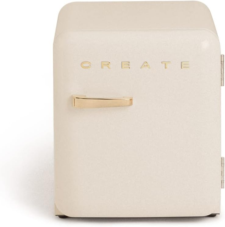 CREATE, Minilodówka, 48 l, 8 cm, 85 W, Srebrny / Biały