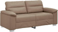 Sofa, vidaXL, 180x81x84 cm, Brązowy/Beżowy, lite drewno, 2-osobowa