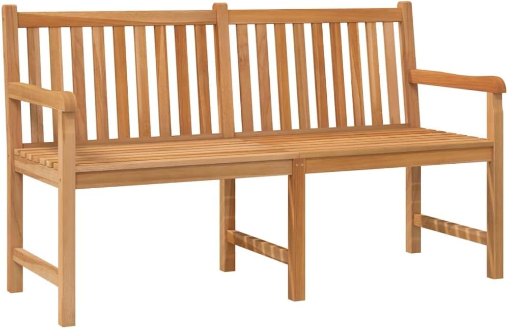 Ławka, KKgypkn, 150 cm, Pomarańczowy/Beżowy, lite drewno