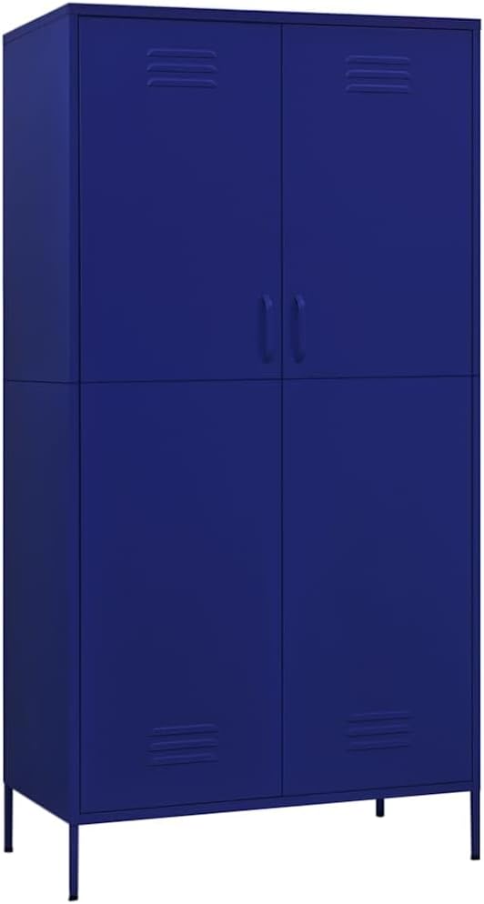 Szafa do sypialni, vidaXL, 90x50x180 cm, Niebieski