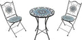 Meble bistro, AXI, 46 cm, Szary/Biały, metal