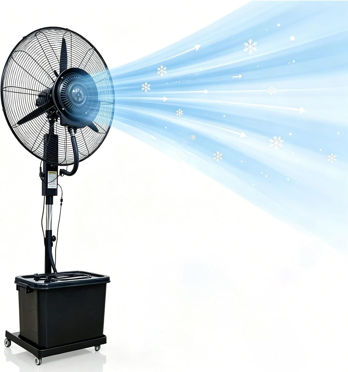 Lsoiup, Klimatyzator, 200 cm, 42 l, 220 V, Biały