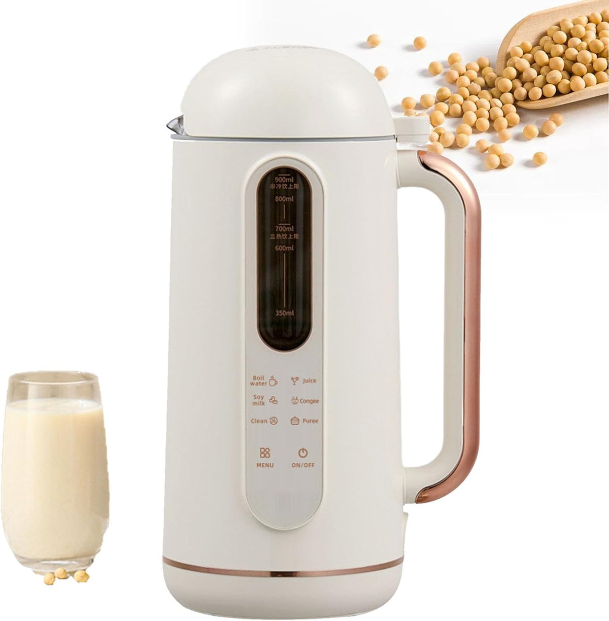 GZKDKZB, Ogrzewane maszyny do mieszania i zupy, 6 W, 900 ML, 30 cm, Czarny